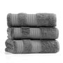 Mijölnir London Bath - Toalla de Baño Lujo Color Gris Oscuro, 60% Algodón/40% Bambú, 685 gr/m², 100x180 cm